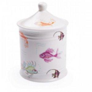 ROY KIRKHAM FINE BONE CHINA | AQUARIUM SET OF 2 COTTON JAR